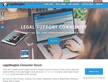 Tablet Screenshot of legalbeagles.info